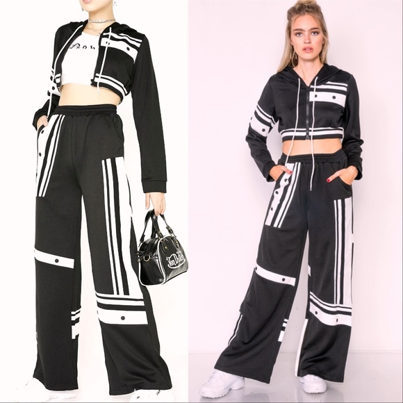 Casual Trendy BLACK JOGGER SET - Picture 4 of 5